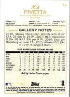 2018 Topps Gallery Nick Pivetta #74