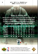 2001 Upper Deck David Wesley