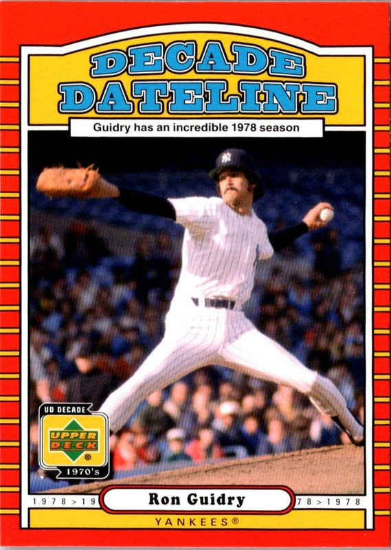 2001 Upper Deck Decade 1970's Ron Guidry #134