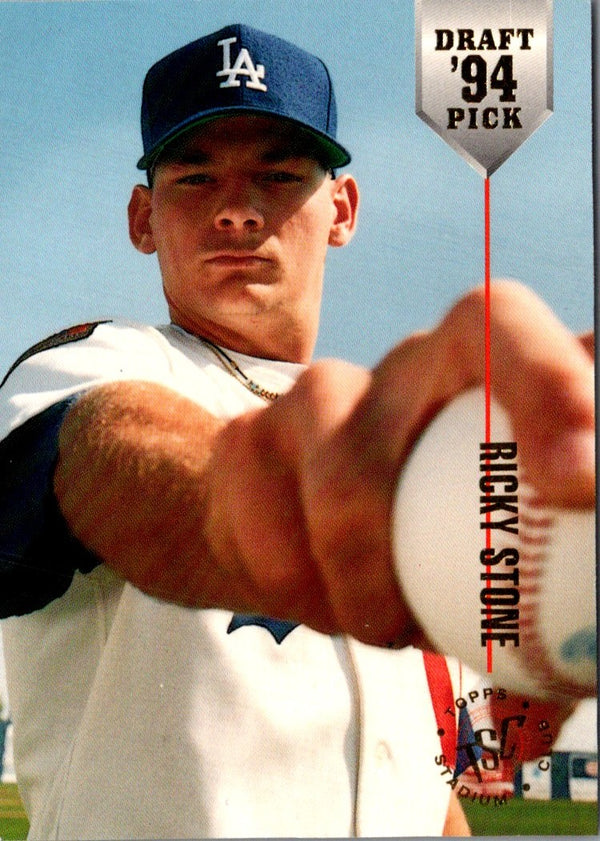 1994 Stadium Club Draft Picks Ricky Stone #43