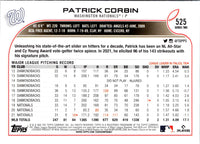 2022 Topps Patrick Corbin #525