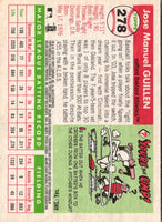 2004 Topps Heritage Jose Guillen #278