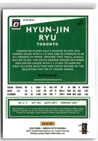 2020 Donruss Optic Carolina Blue and White Hyun-Jin Ryu #107
