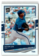 2020 Donruss Optic Carolina Blue and White Hyun-Jin Ryu