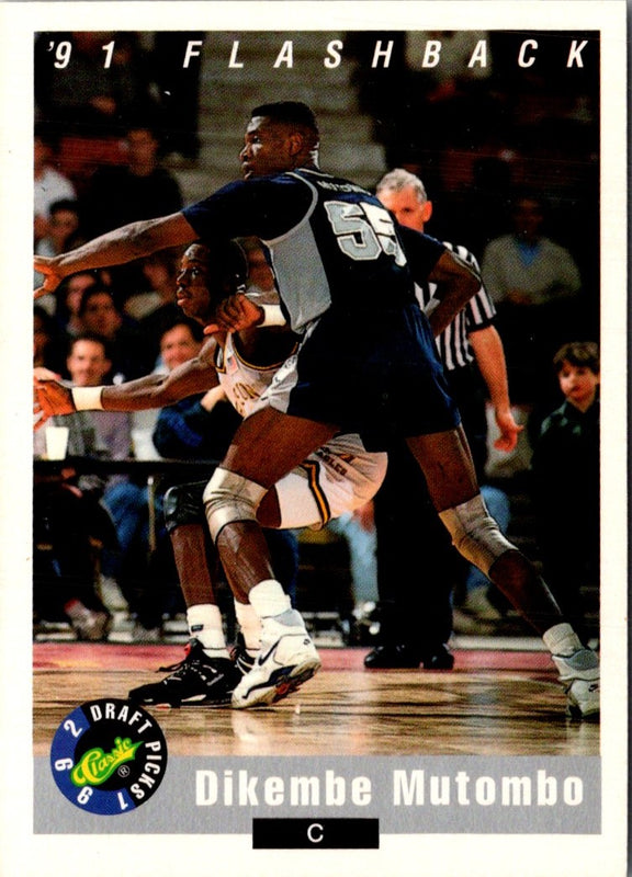 1992 Classic Draft Dikembe Mutombo #98