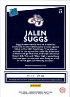 2021 Panini Crown Royale Sno Globe Asia Red Jalen Suggs #28
