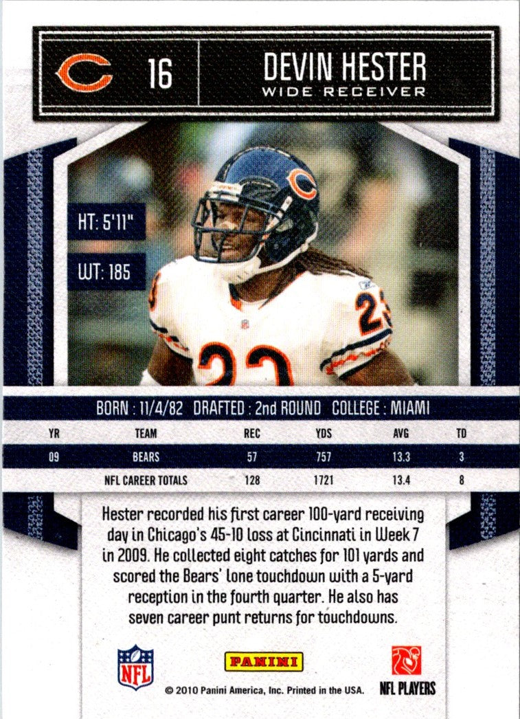 2010 Panini Classics Devin Hester