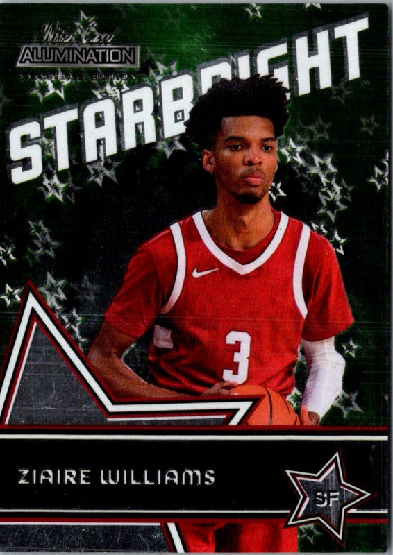 2021 Wild Card Alumination Starbright Ziaire Williams #SB-25
