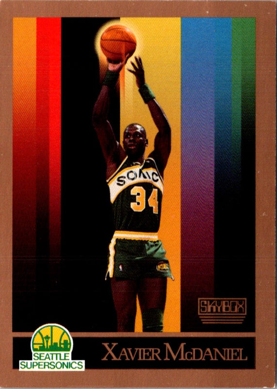 1990 SkyBox Xavier McDaniel #269