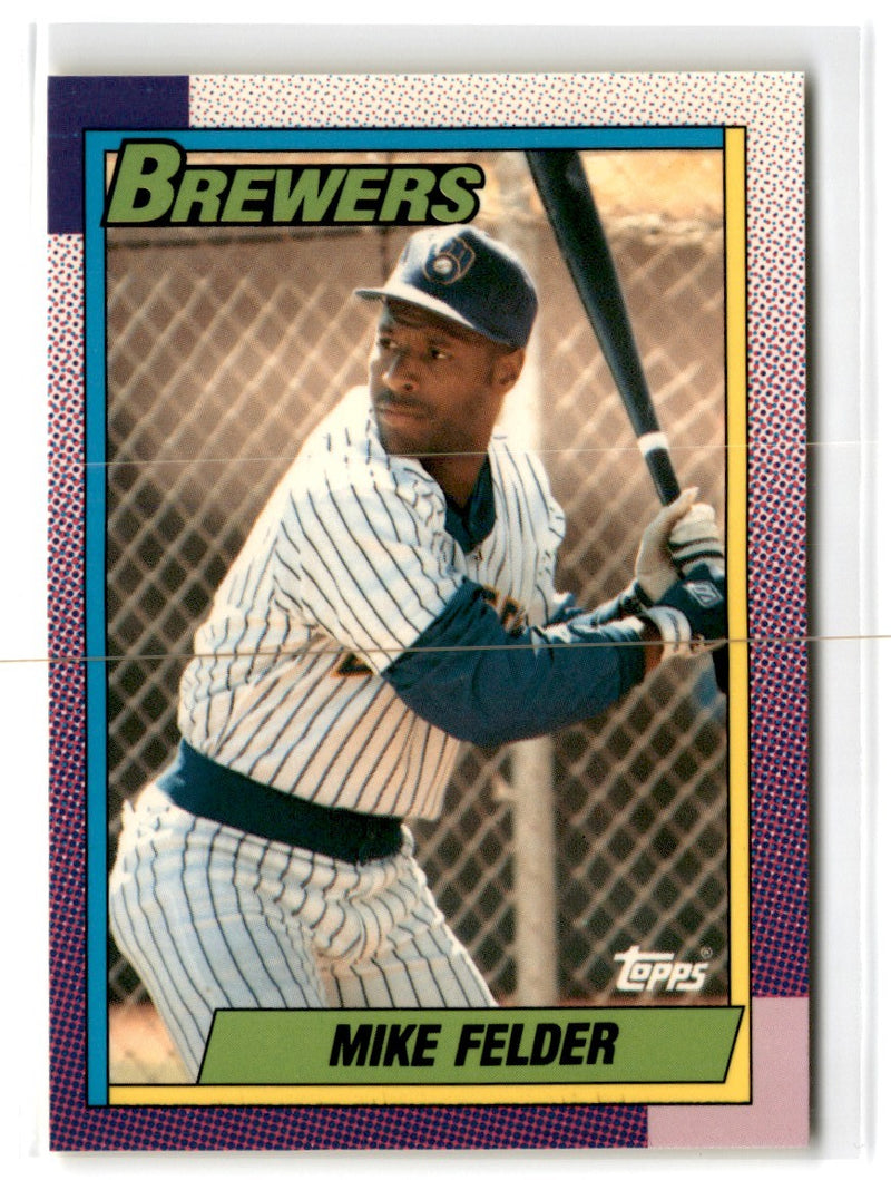 1990 Topps Tiffany Mike Felder