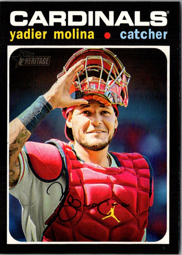 2020 Topps Heritage Yadier Molina #400