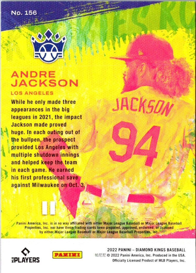 2022 Panini Diamond Kings Andre Jackson