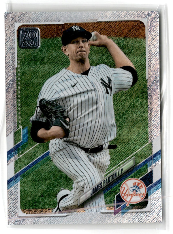 2021 Topps Foilboard (Walmart) James Paxton #542 182/790