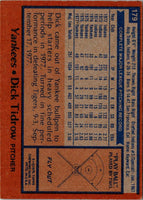 1978 Topps Dick Tidrow #179
