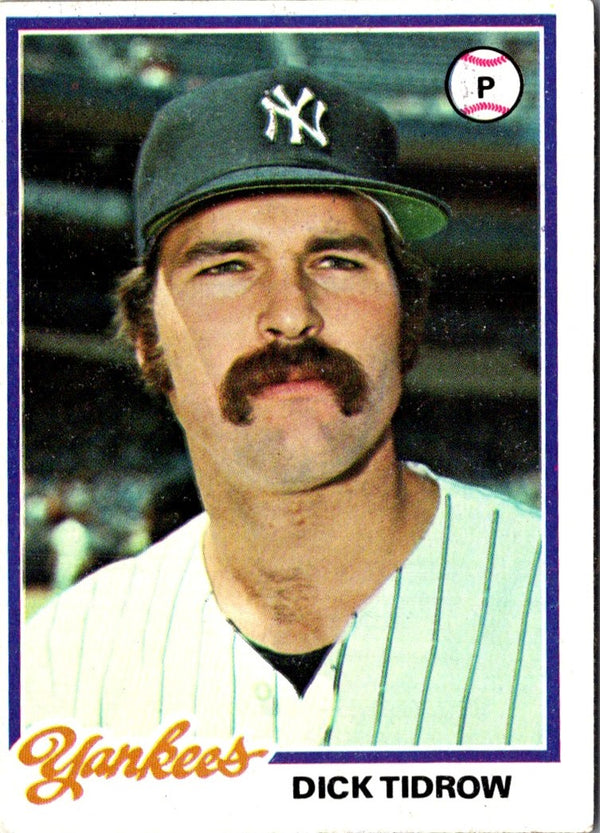 1978 Topps Dick Tidrow #179