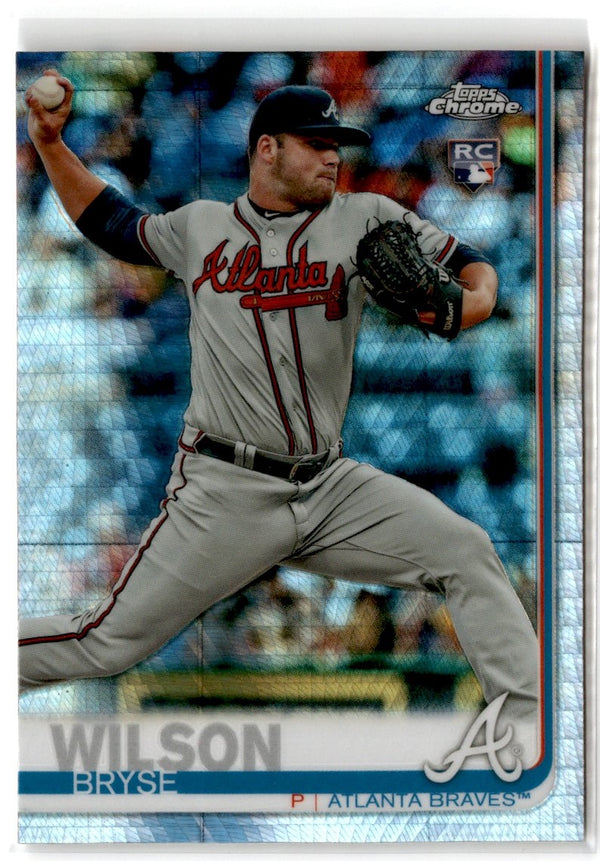 2019 Topps Chrome Bryse Wilson #56 Rookie