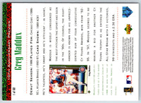 1998 Upper Deck 10th Anniversary Preview Greg Maddux #1