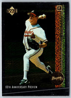 1998 Upper Deck 10th Anniversary Preview Greg Maddux #1