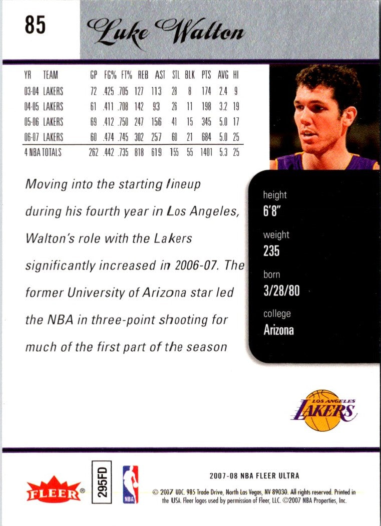 2007 Ultra Luke Walton