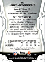 2014 Finest Jared Abbrederis #105 Rookie