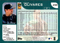 2001 Topps Omar Olivares #249