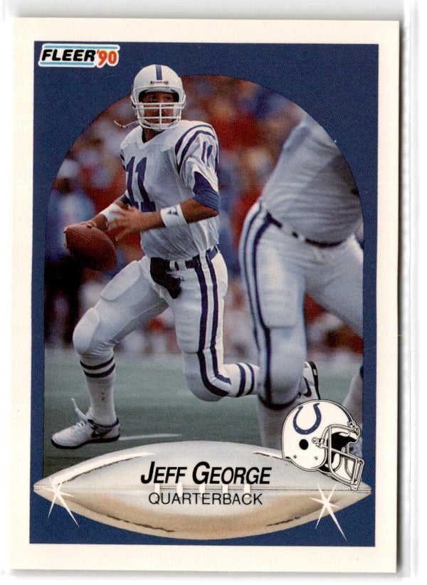 1990 Fleer Update Jeff George #U-4