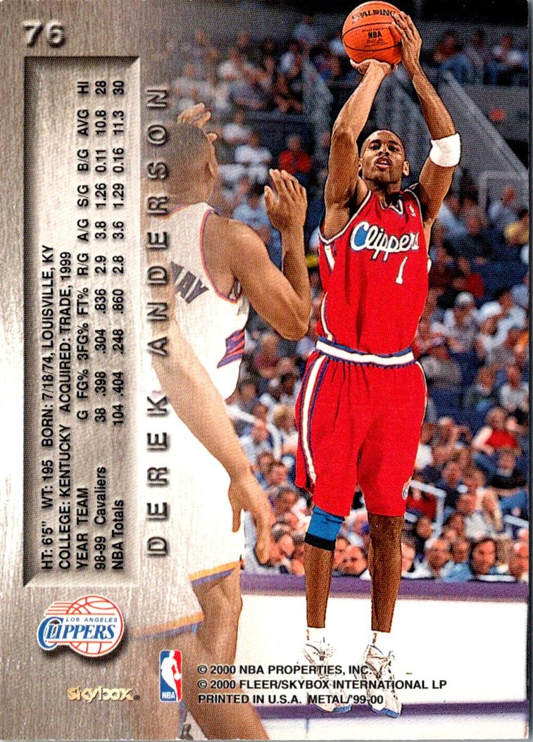 1999 Metal Derek Anderson