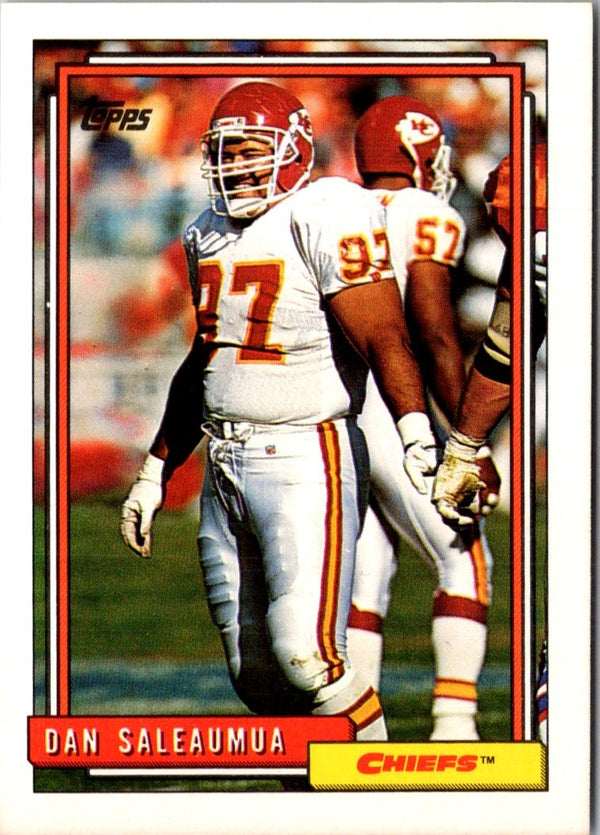 1992 Topps Dan Saleaumua #322