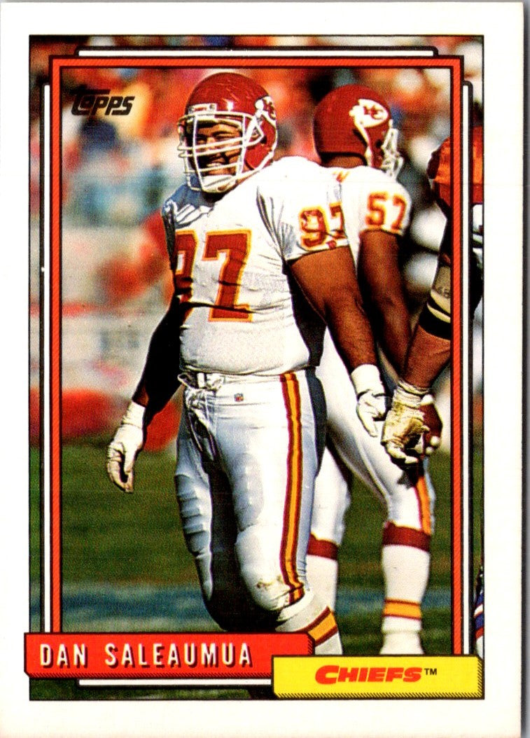 1992 Topps Dan Saleaumua