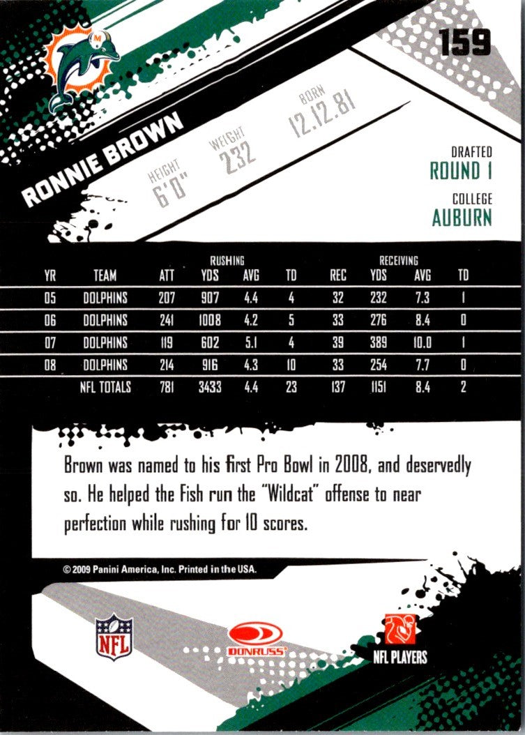 2009 Score Ronnie Brown