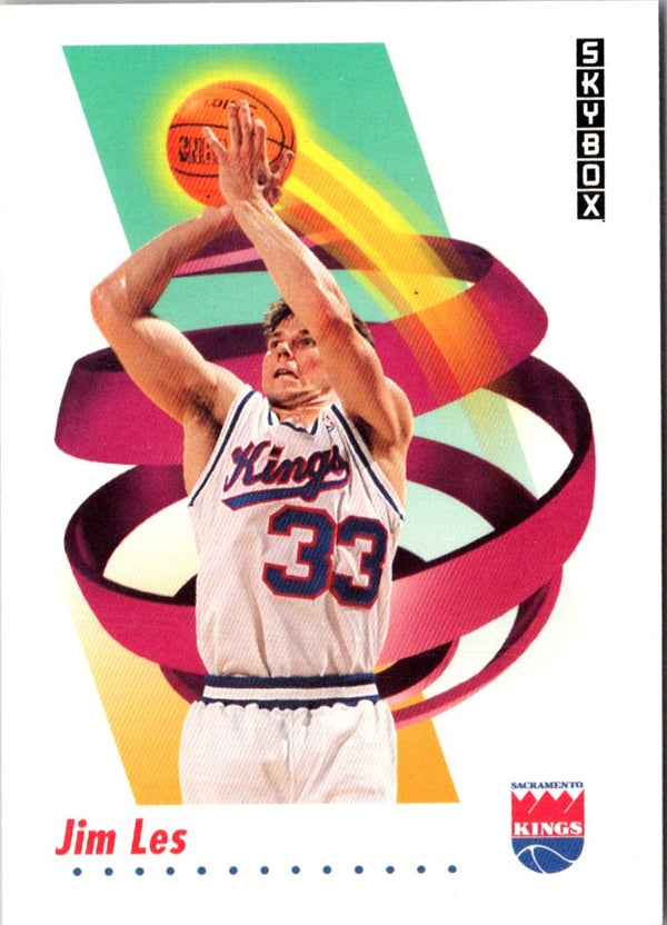 1991 SkyBox Jim Les #247 Rookie