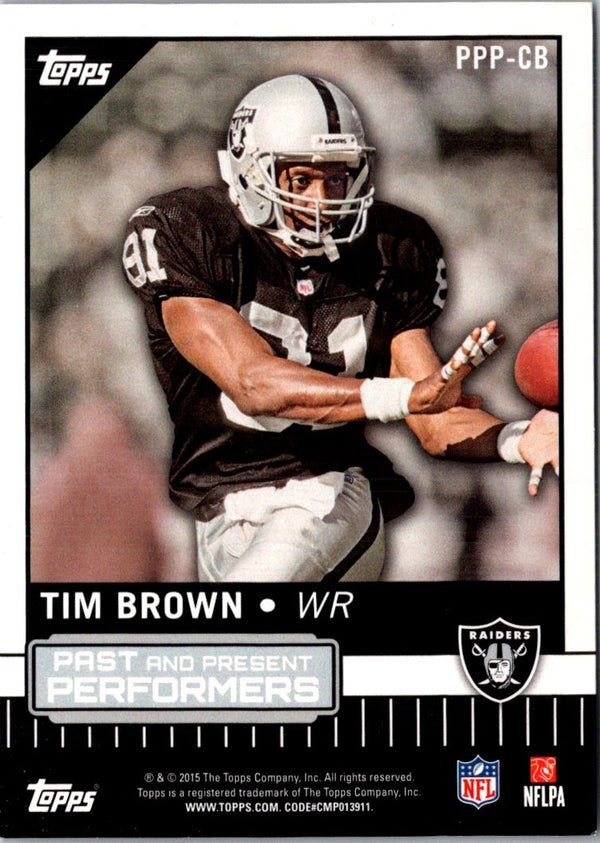 2015 Topps Tim Brown #T60-TB