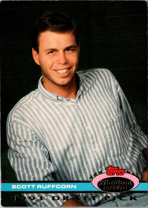 1992 Stadium Club Dome Scott Ruffcorn #159 Rookie