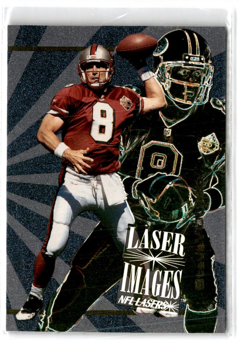 1996 Score Board NFL Lasers Laser Images Steve Young