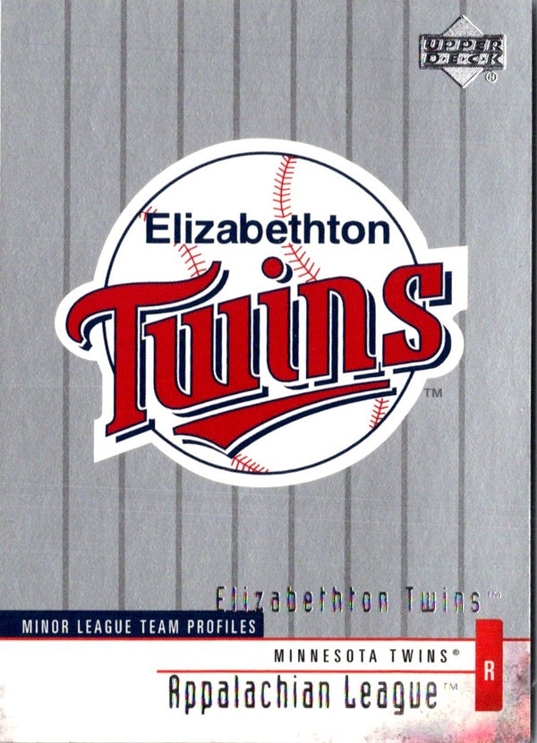 2002 Upper Deck Minor League Elizabethton Twins #389