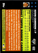 2007 Topps Kevin Cameron