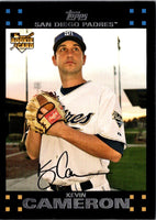 2007 Topps Kevin Cameron #632 Rookie