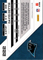 2010 Panini Threads David Gettis #222 Rookie