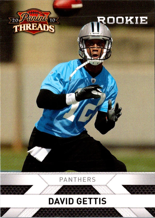 2010 Panini Threads David Gettis #222 Rookie