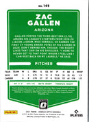 2021 Donruss Optic Red Wave Zac Gallen