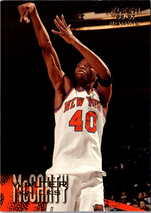 1996 Fleer Walter McCarty #227 Rookie