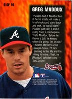 1996 Fleer Smoke 'N Heat Greg Maddux #6