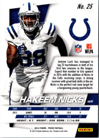 2014 Panini Prizm Hakeem Nicks #25