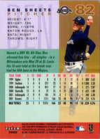 2002 Ultra Ben Sheets #82