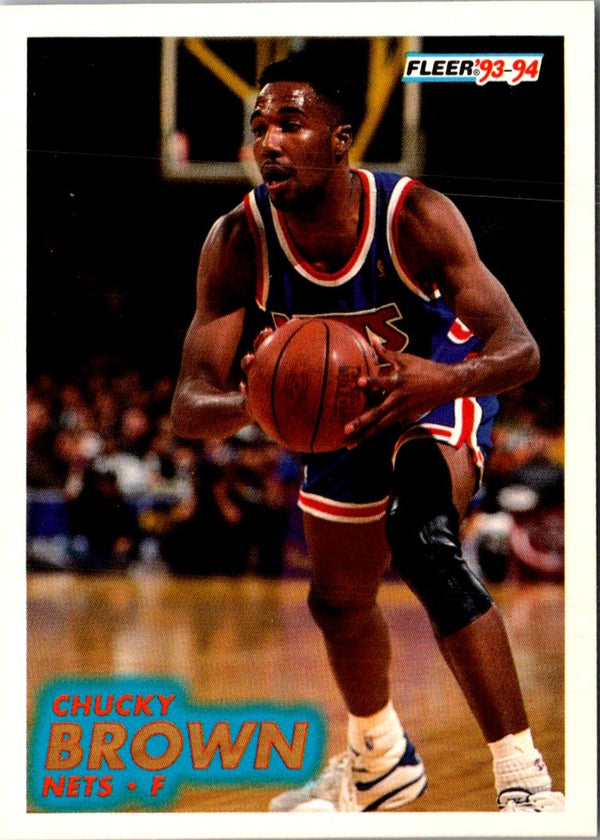 1993 Fleer Chucky Brown #132