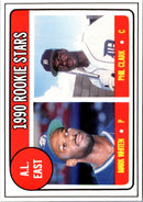 1990 Baseball Card Magazine '69 Topps Replicas AL East Rookies (Mark Whiten/Phil Clark)