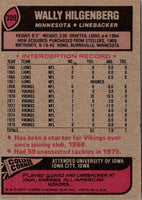 1977 Topps Wally Hilgenberg #309