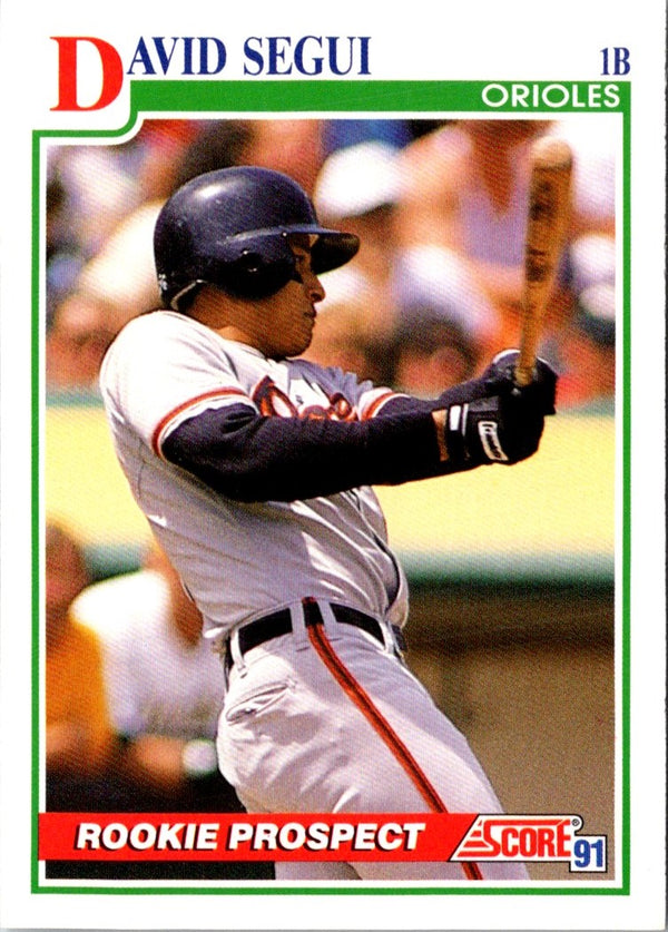 1991 Score David Segui #362