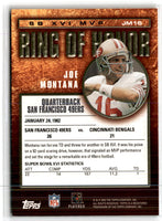 2002 Topps Ring of Honor Joe Montana #JM16