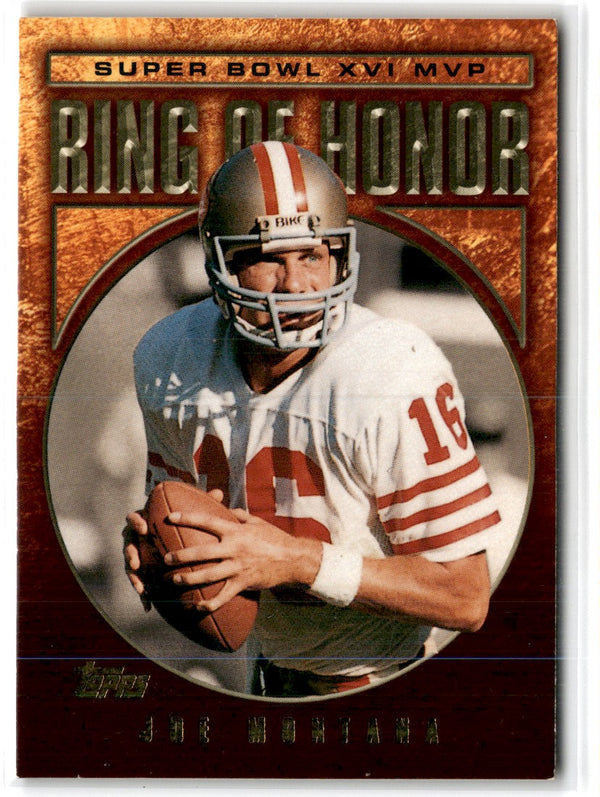 2002 Topps Ring of Honor Joe Montana #JM16